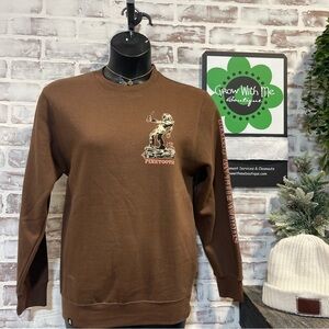 Pinetooth Sasquatch Brown women’s  Sweatshirt small